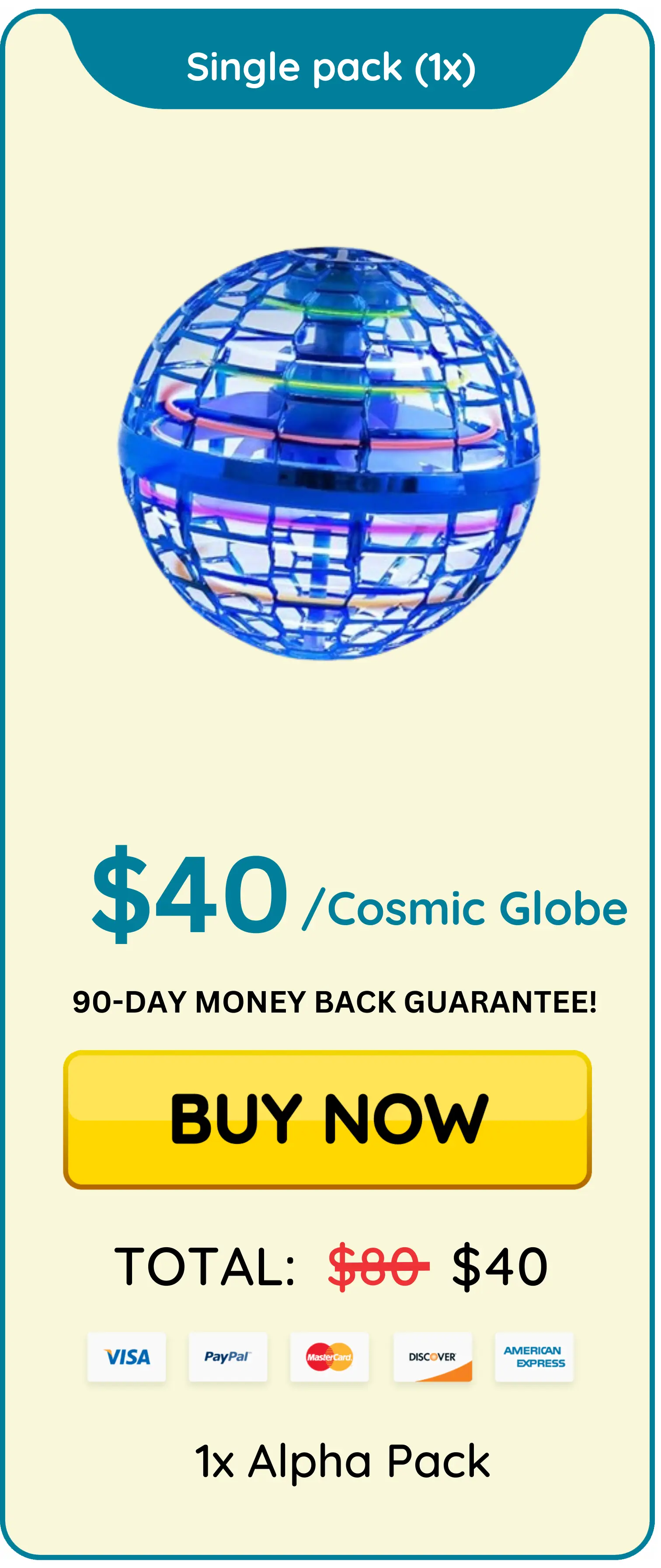 cosmic globe packages -1